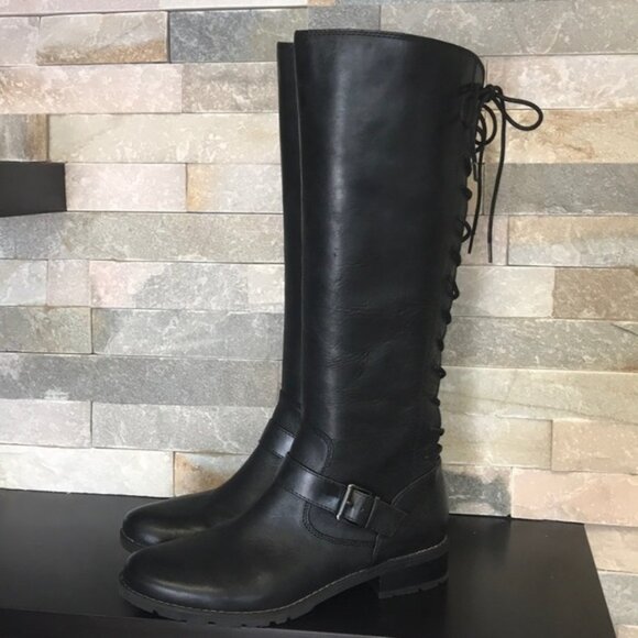 Sofft Kristie Leather Lace Up Tall Boot - Picture 2 of 9